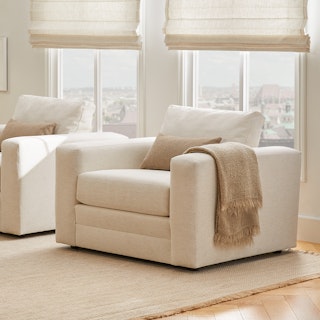 Riley Napa White Lounge Chair