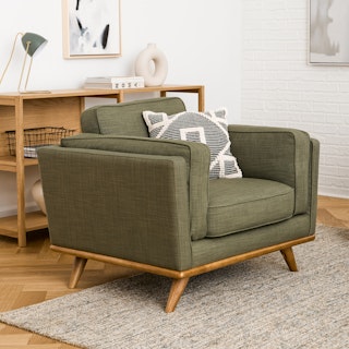 Timber Olio Green Chair