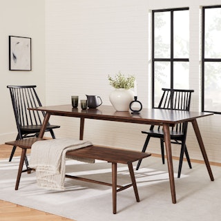 Seno Walnut Dining Table for 6