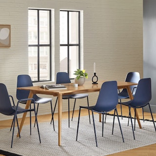 Seno Oak Dining Table for 6