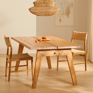 Madera Oak Dining Table for 6