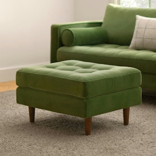 Sven Grass Green Ottoman