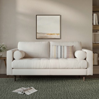 Sven 72" Tufted Loveseat - Biscuit Cream