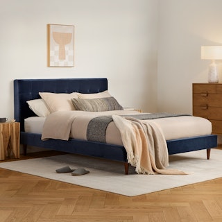 Sven Cascadia Blue Queen Bed