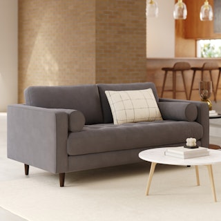 Sven Hale Warm Gray 72" Sofa