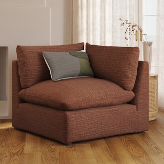 Leigh 41" Corner Chair Module - Napa Rust