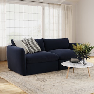 Leigh 92" Modular Sofa - Hale Ink