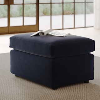 Landry Hale Ink Ottoman