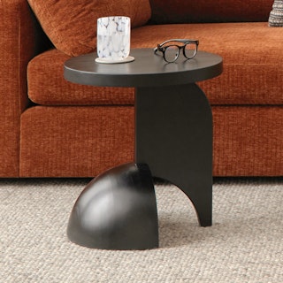 Falco Black Side Table