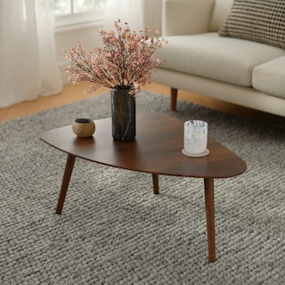 Amoeba Wild Walnut 29.5" Wide Coffee Table