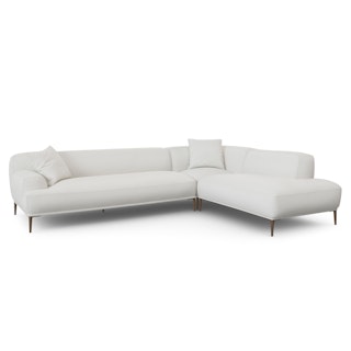 Abisko Quartz White Right Corner Sectional